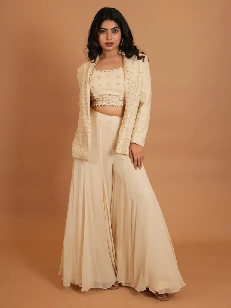 Off white party wear